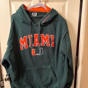 Stadium Athletics Dark Green Miami Hoodie